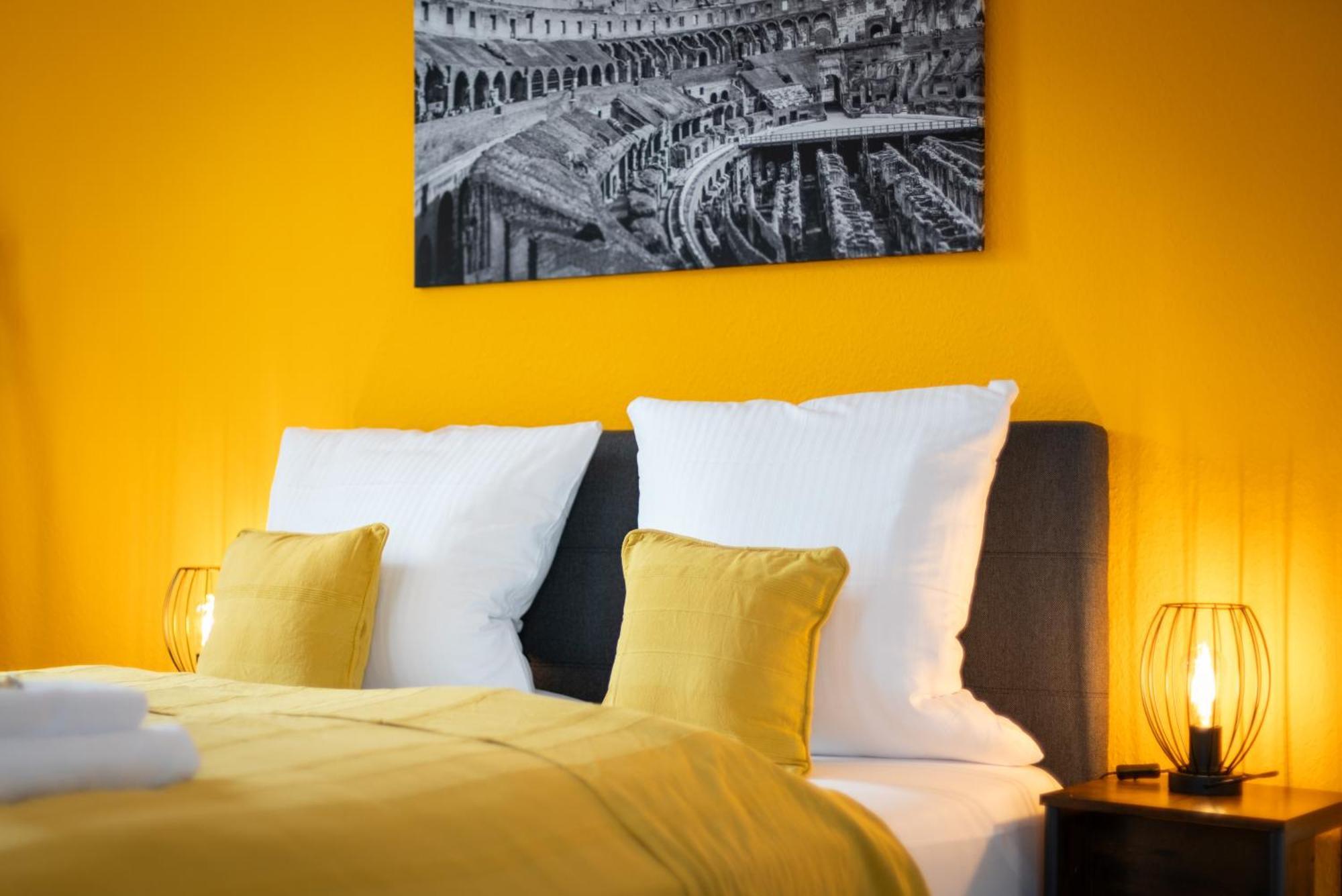 Free Living - City Design Apartments, Zentrum, Outlet, Balkon, Kueche Wolfsburg Bagian luar foto